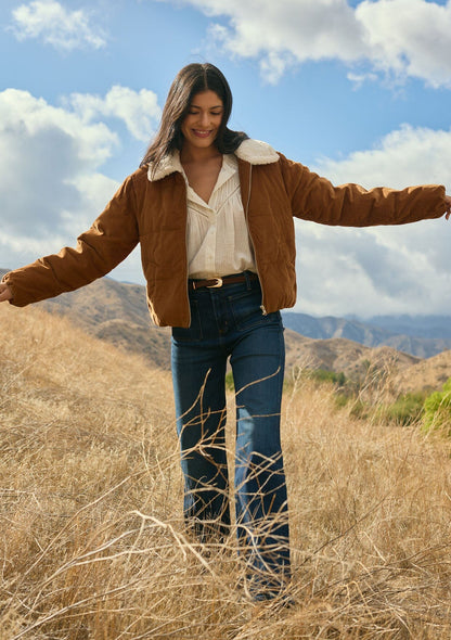 Wrangler Corduroy Puffer Jacket