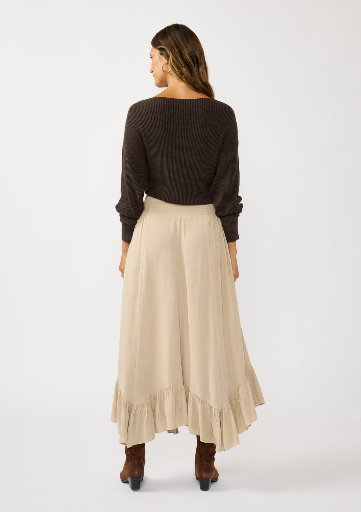 Lainey Ruffle Maxi Skirt
