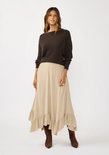 Lainey Ruffle Maxi Skirt