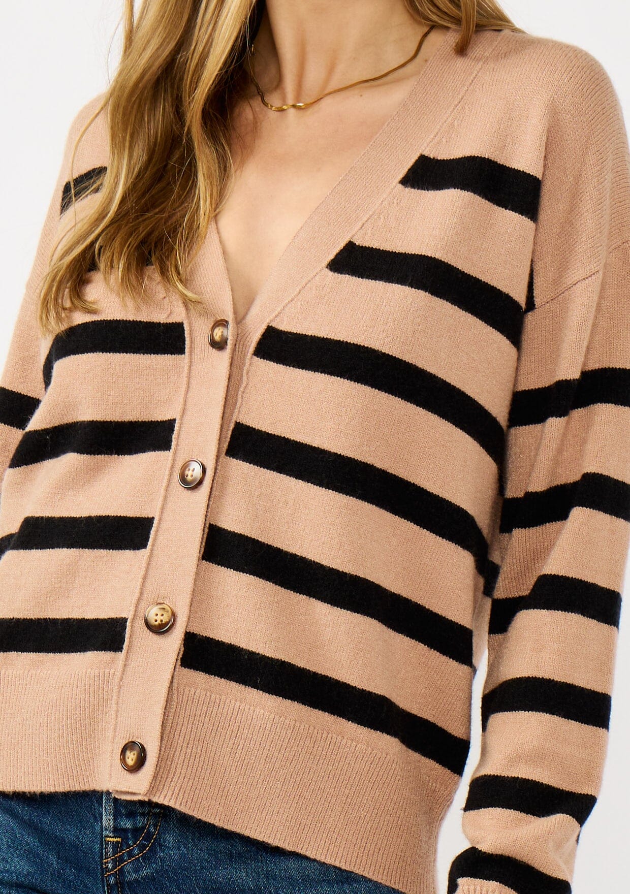 Rae Striped Cardigan