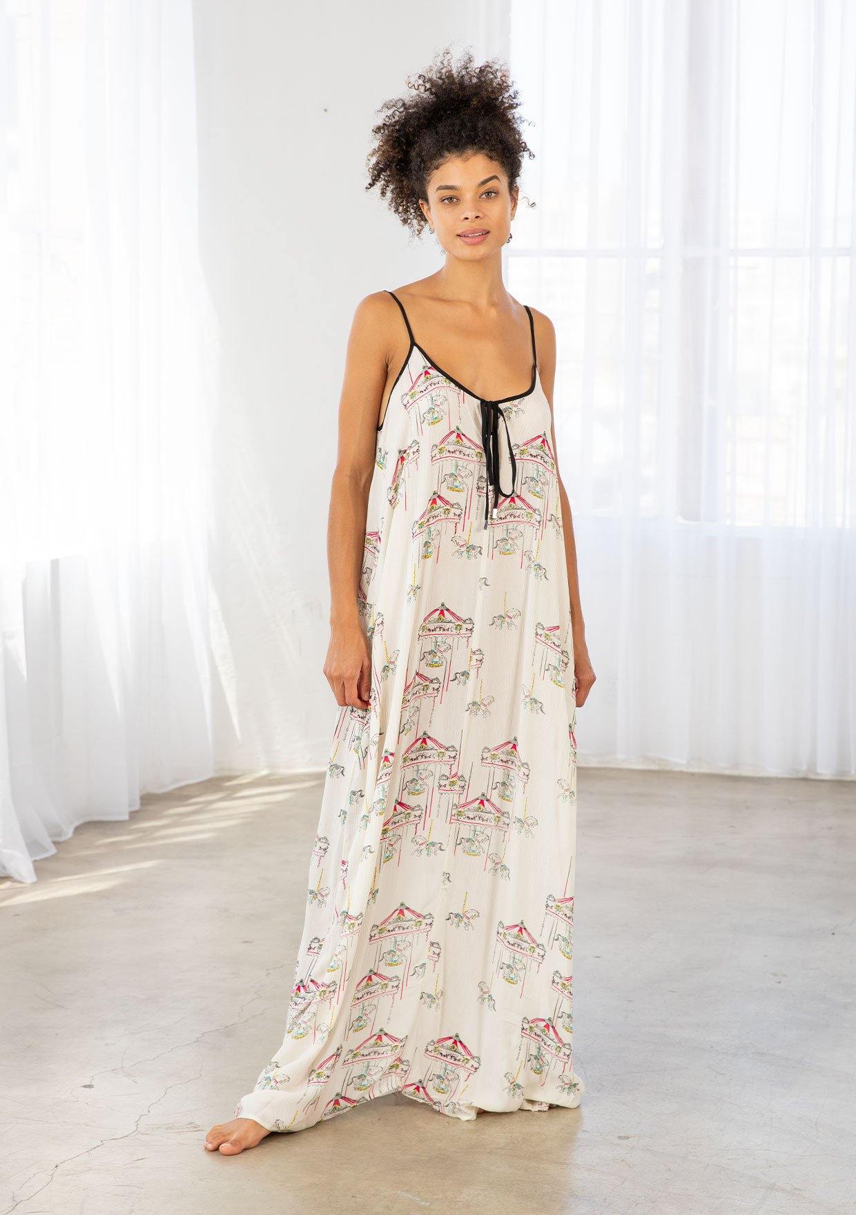 Firenze Raven Maxi Dress
