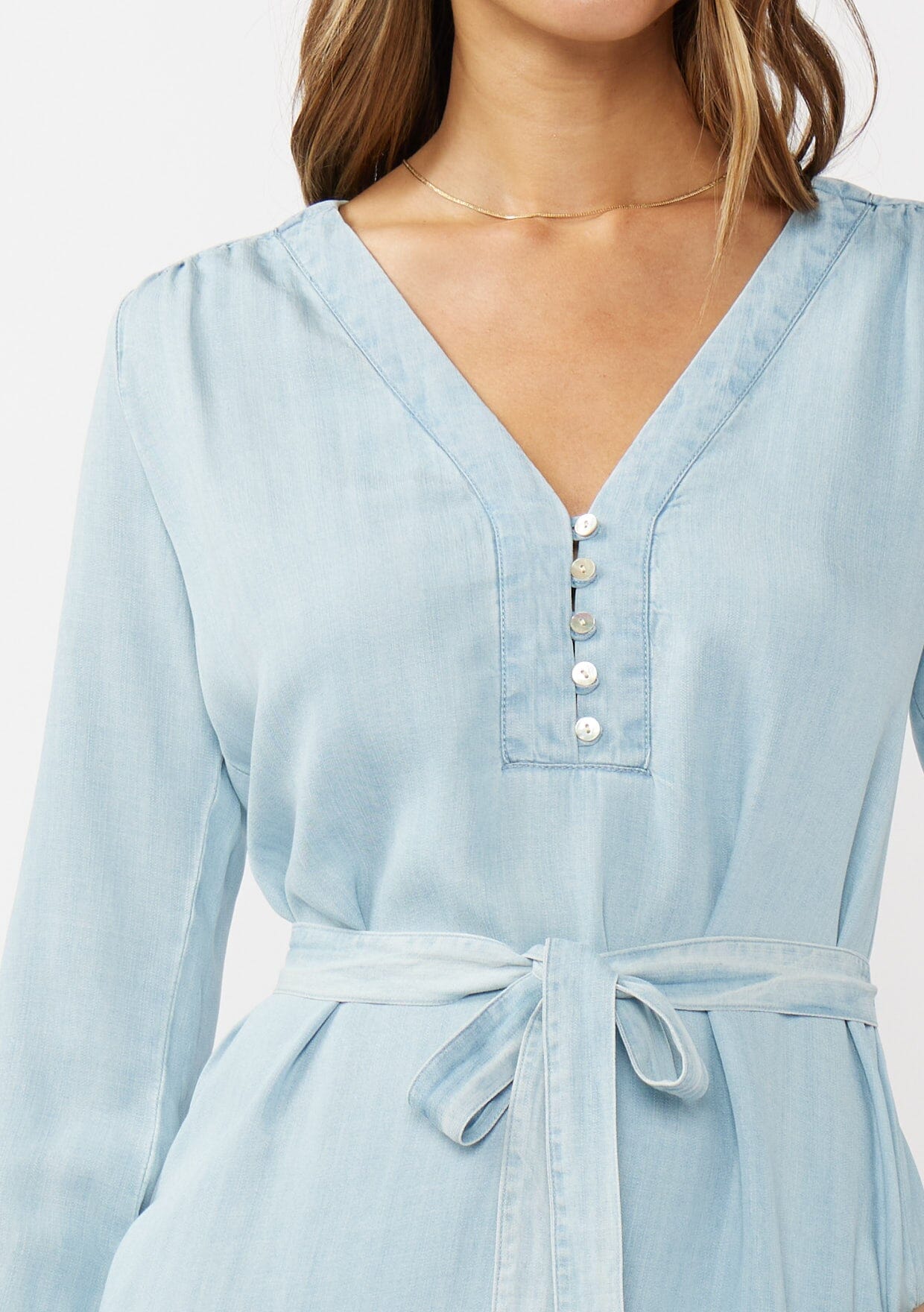 Poet Henley Midi Dress