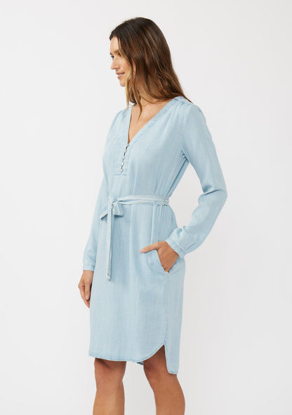 Poet Henley Midi Dress