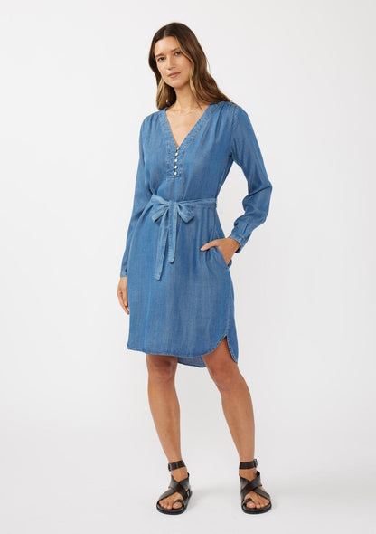 Poet Henley Midi Dress