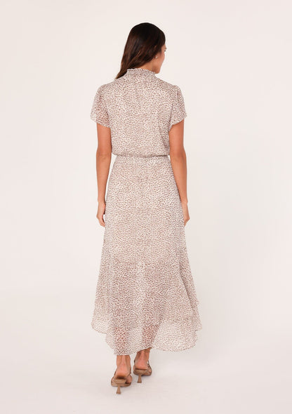 Alessia Animal Print Maxi Dress