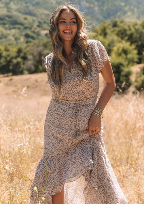 Alessia Animal Print Maxi Dress