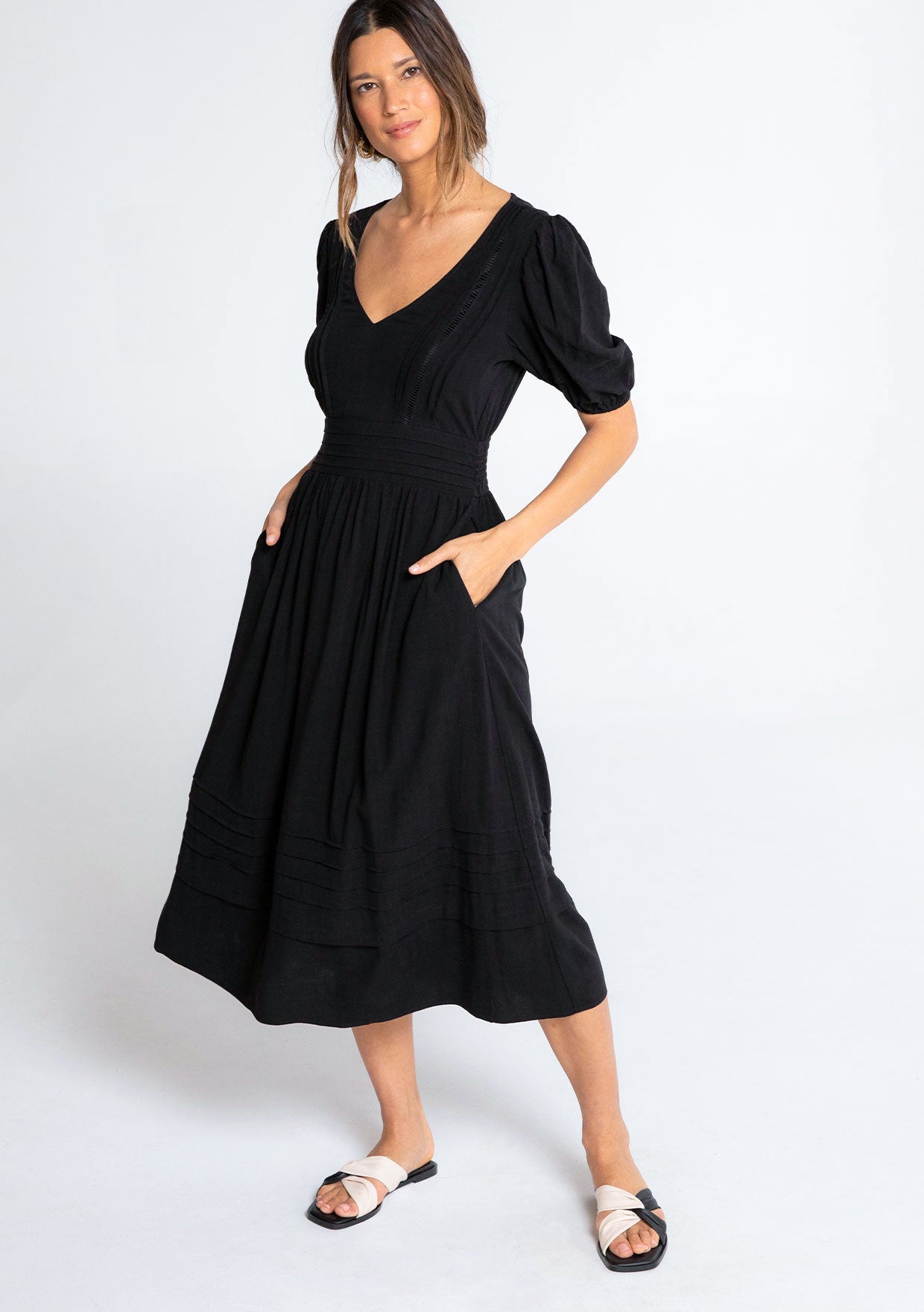Winslow Puff Sleeve Maxi Dress