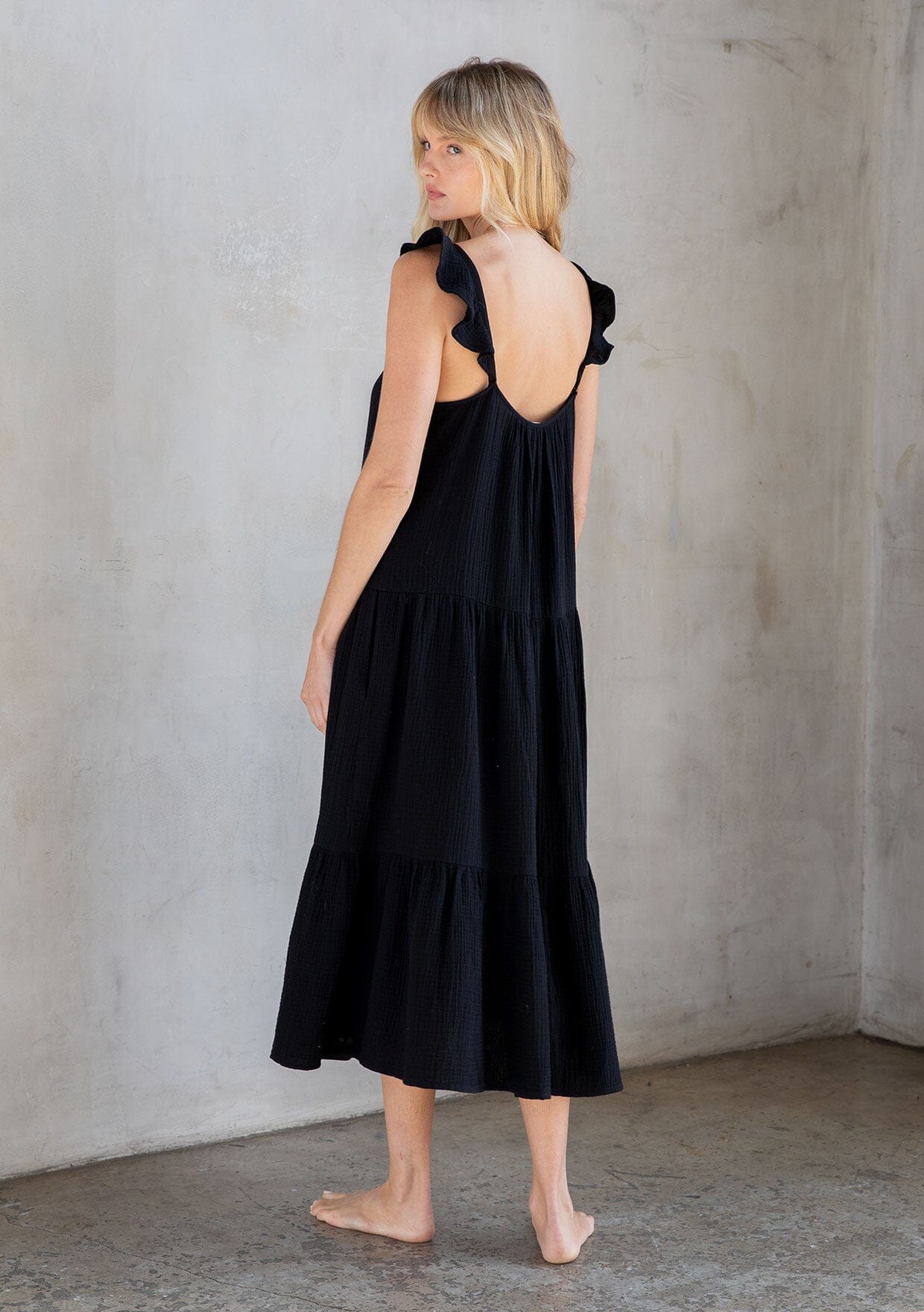 Love Always Ruffled Maxi Dress