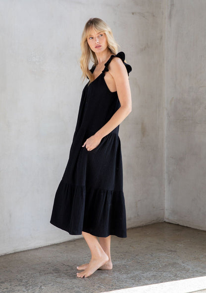 Love Always Ruffled Maxi Dress