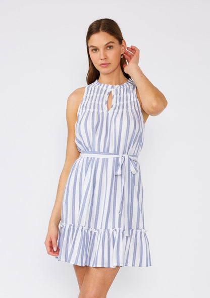 Elinore Striped Mini Dress