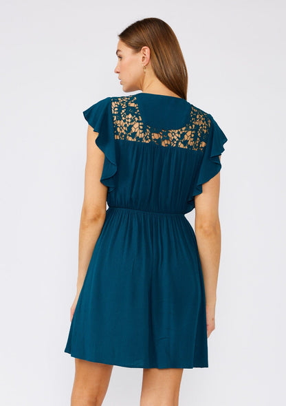 Bayside Crochet Mini Dress