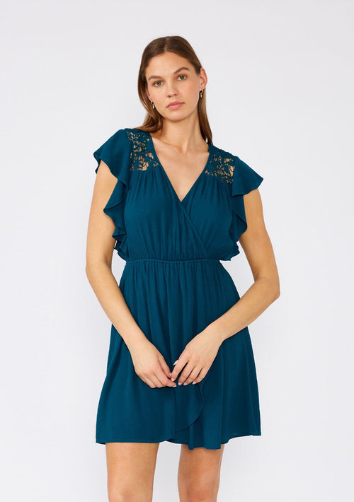 Bayside Crochet Mini Dress