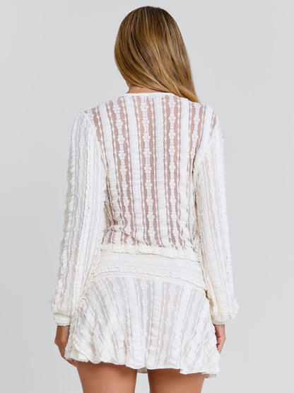 IZZY MINI DRESS CREAM