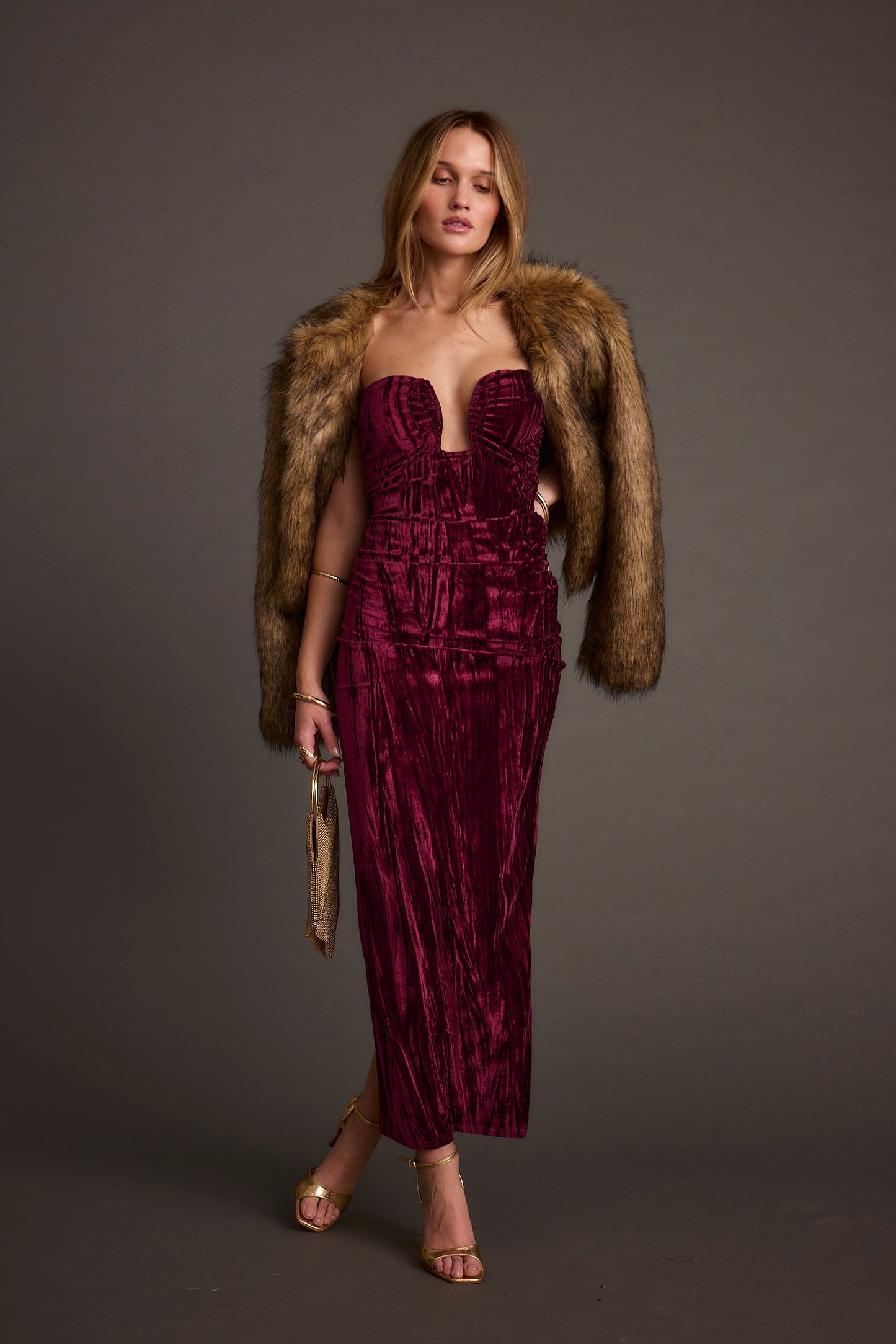 Jones Mulberry Maxi Dress