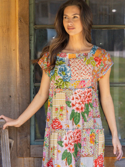 Berkley Maxi Dress - Vintage Treasure Pink