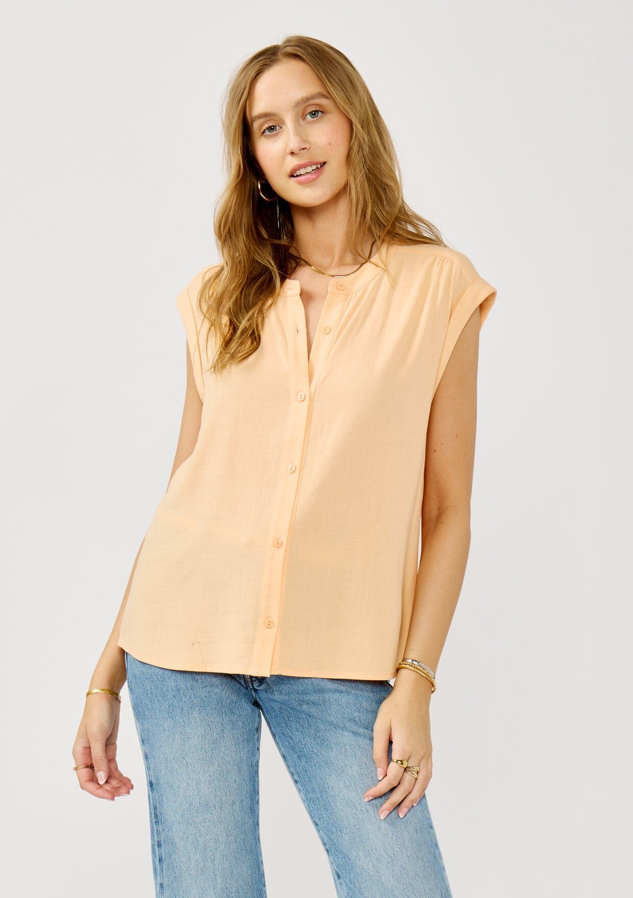 Dakota Button Front Top