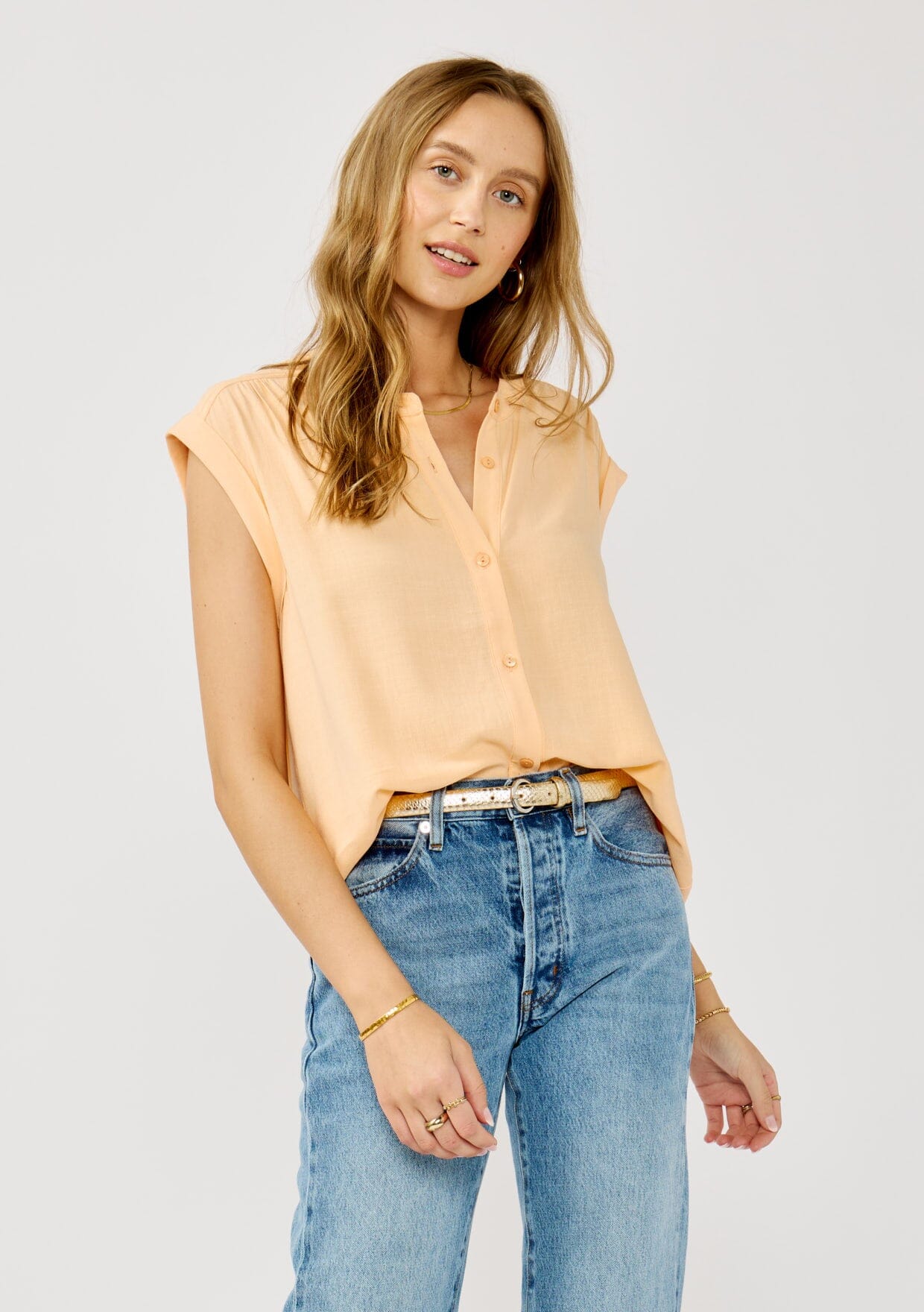 Dakota Button Front Top