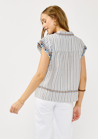 Angie Striped Top