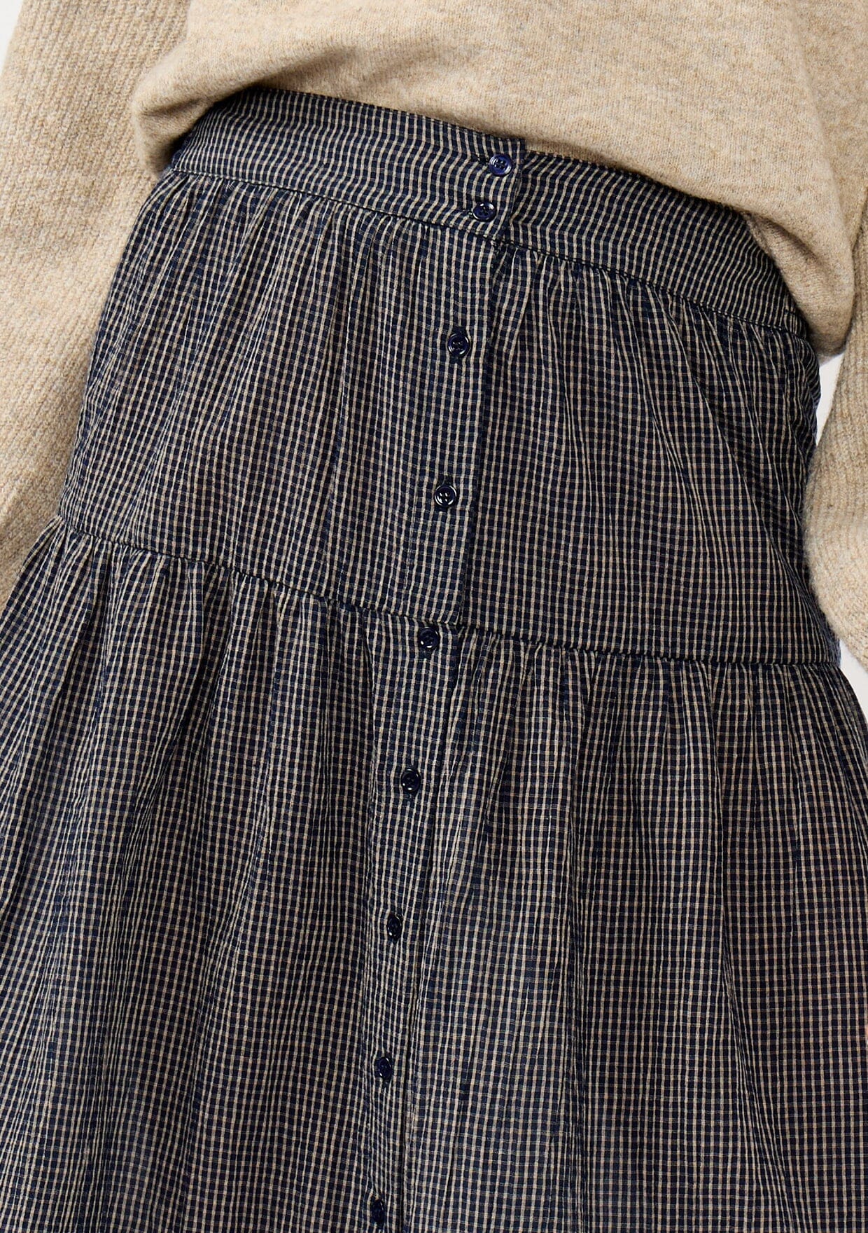 Andi Checkered Skirt