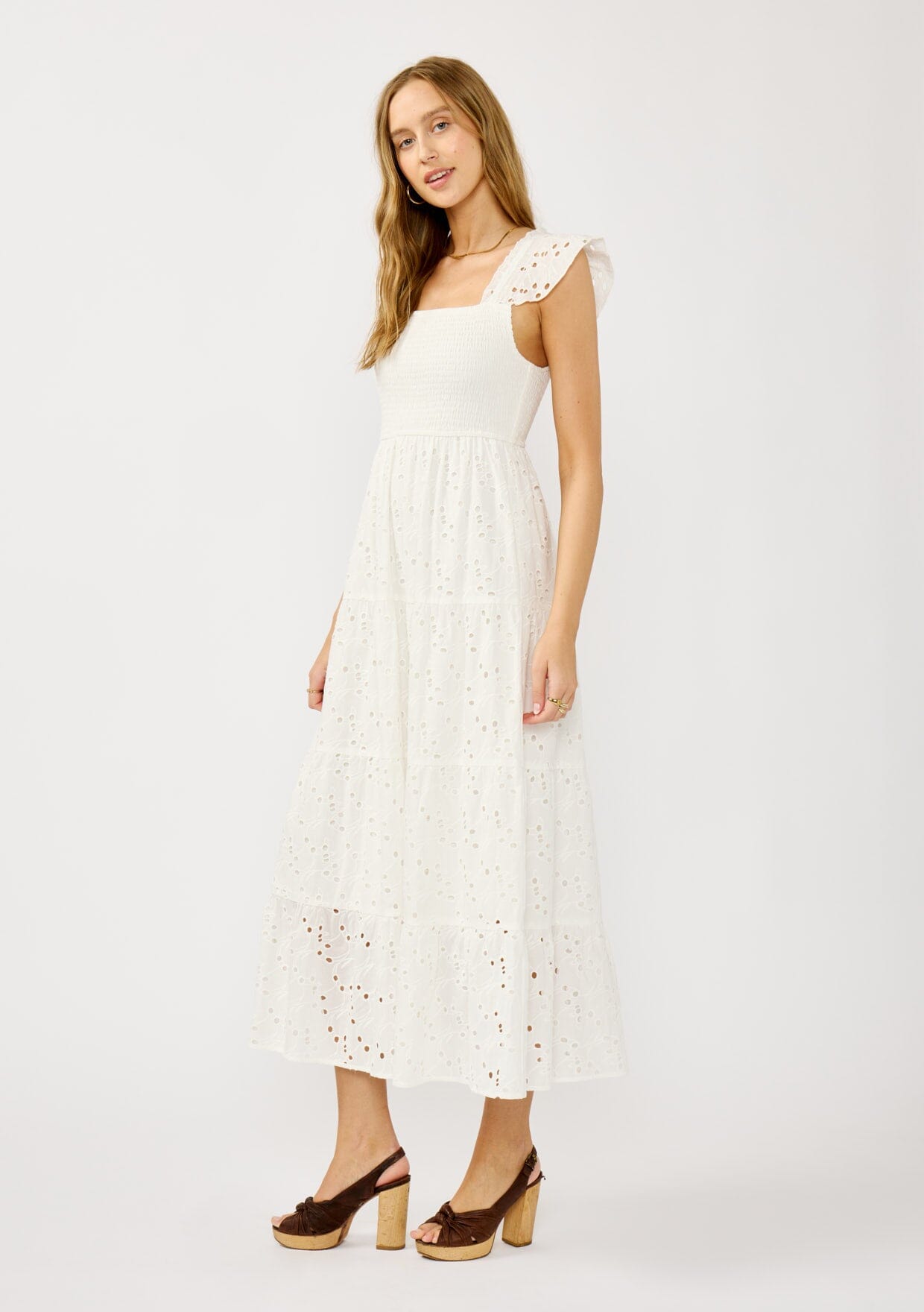 Flynn Smocked Maxi Dress
