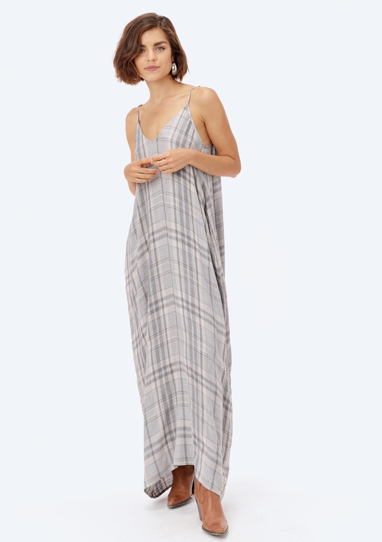 Rosalind Plaid Mila Maxi