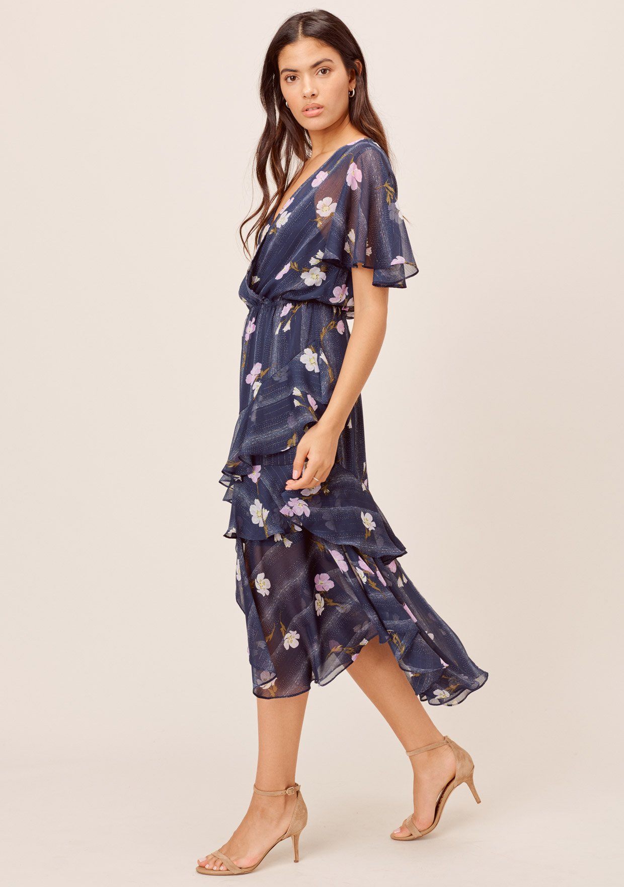Miriam Floral Ruffled Dress