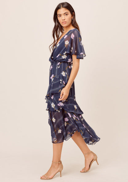 Miriam Floral Ruffled Dress
