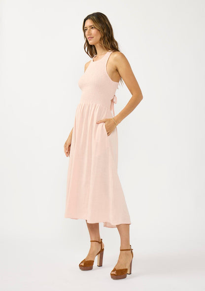 Lura Smocked Midi Dress