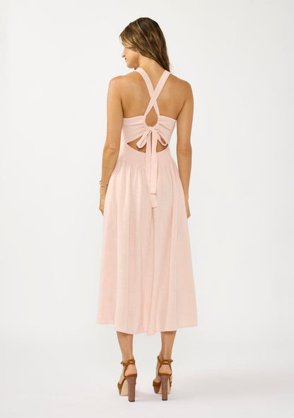 Lura Smocked Midi Dress