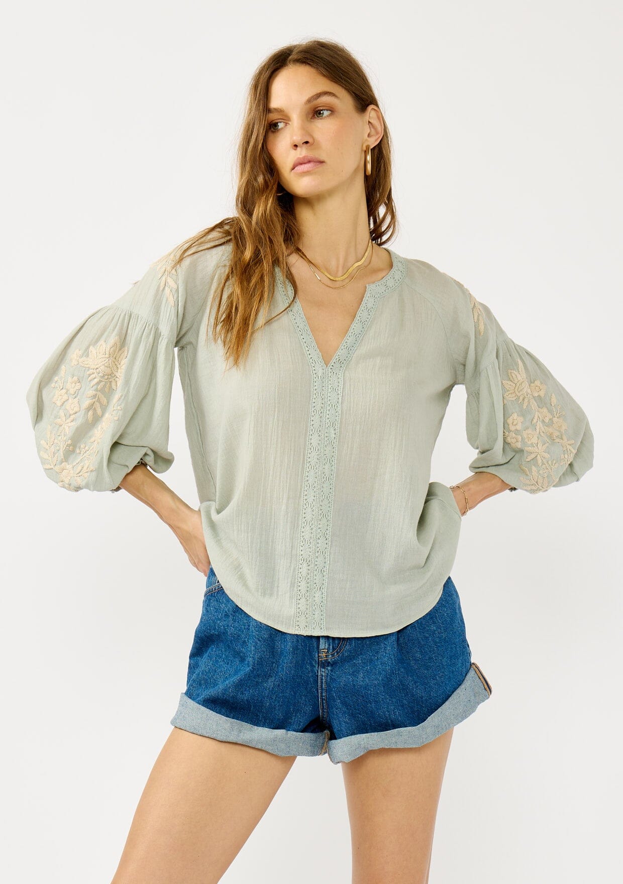 Sonara Embroidered Blouse