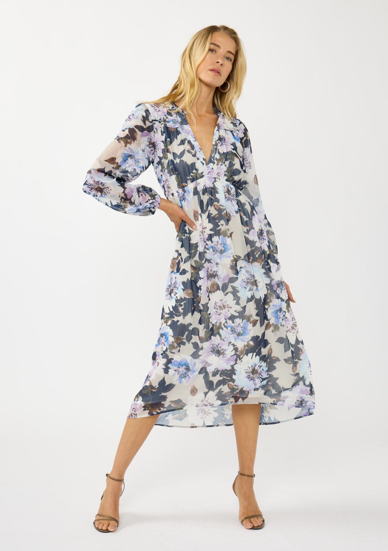 Fallen Petal Midi Dress