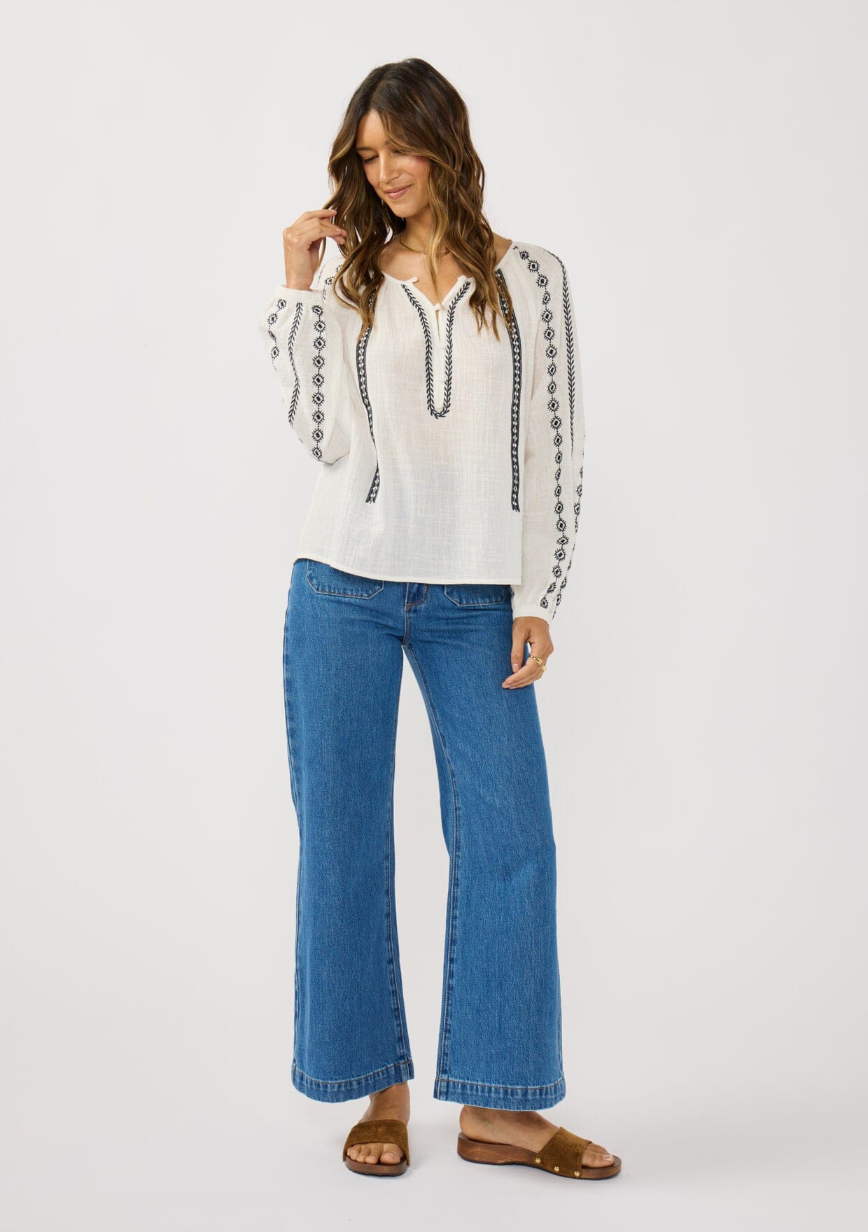 Tori Embroidered Blouse