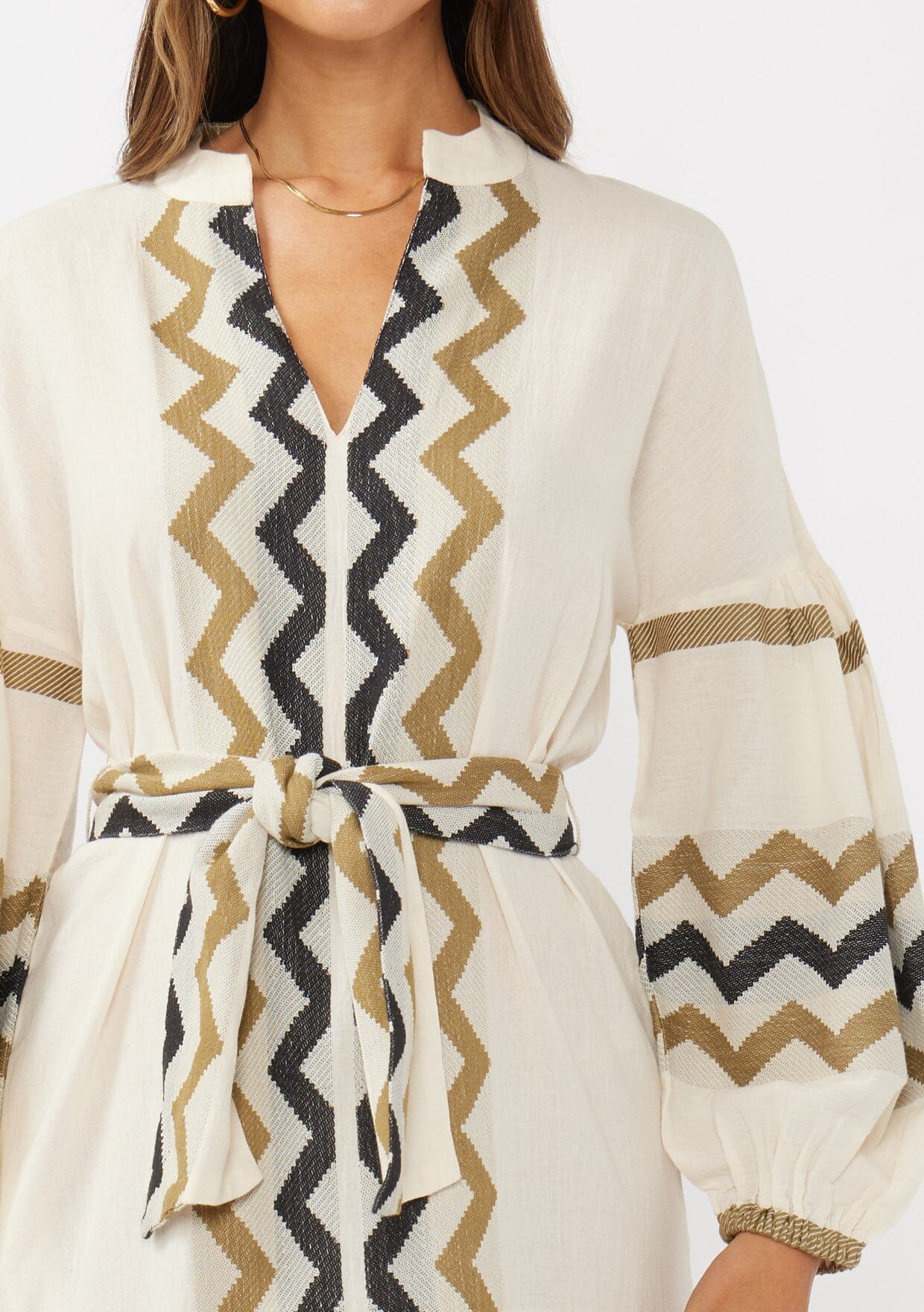 Mona Jacquard Maxi Dress