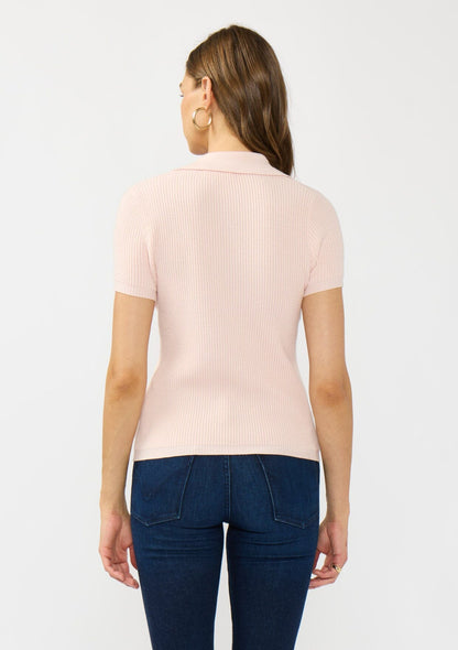 Lynn Waffle Knit Polo