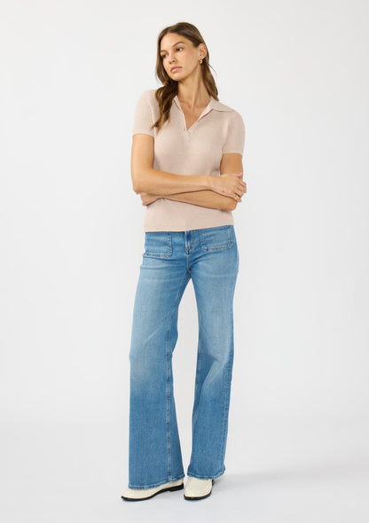 Lynn Waffle Knit Polo