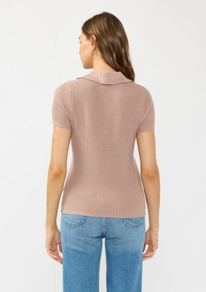 Lynn Waffle Knit Polo