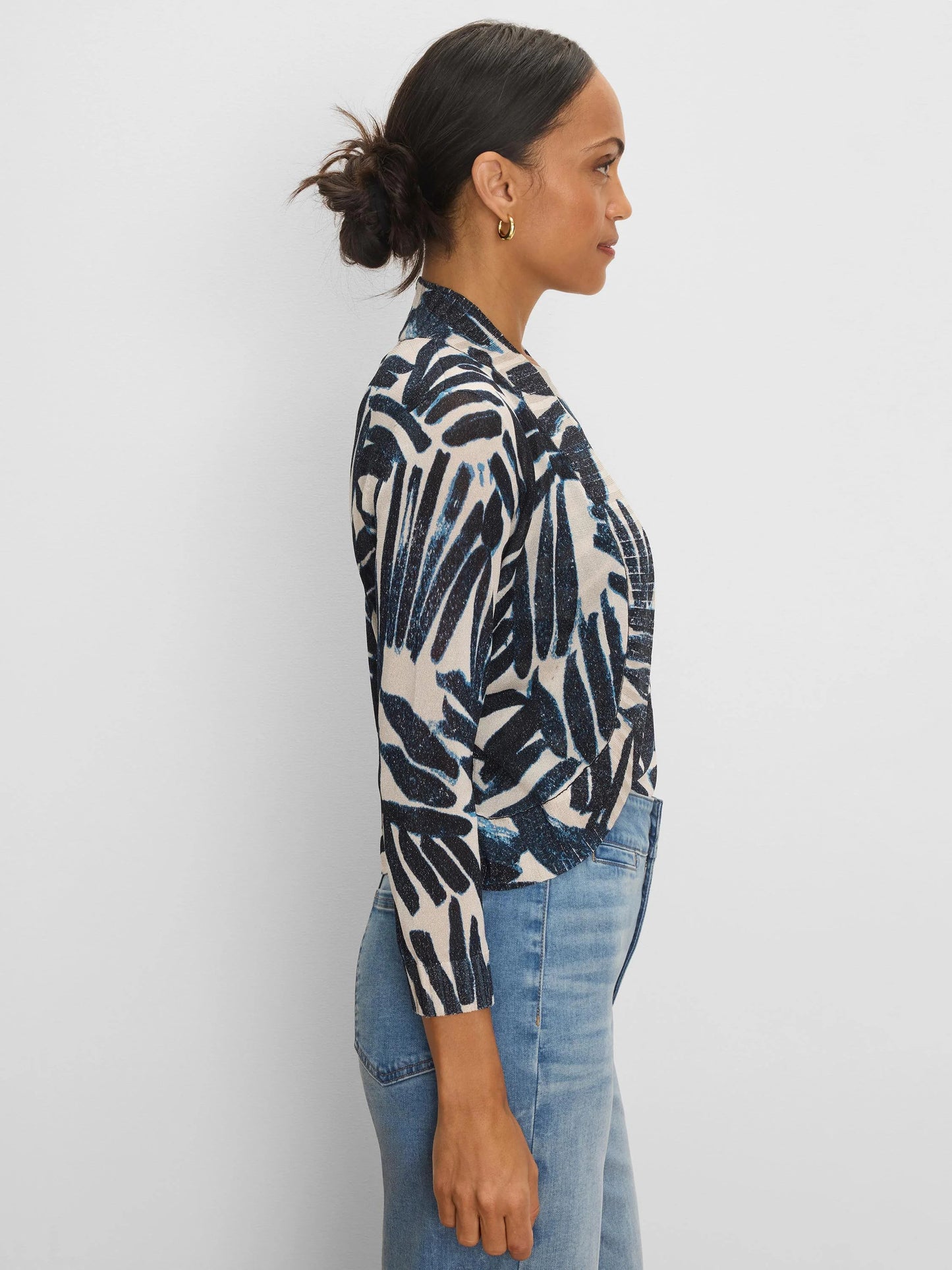 Painted Palms Bolero Cardigan