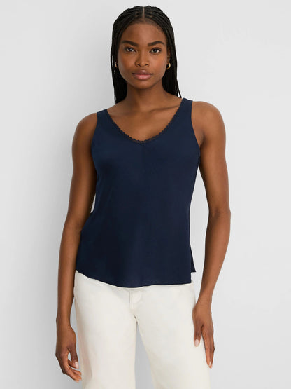 Lace Trim Day Gloss Tank