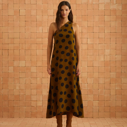 Minka Dress In Ginger Spot
