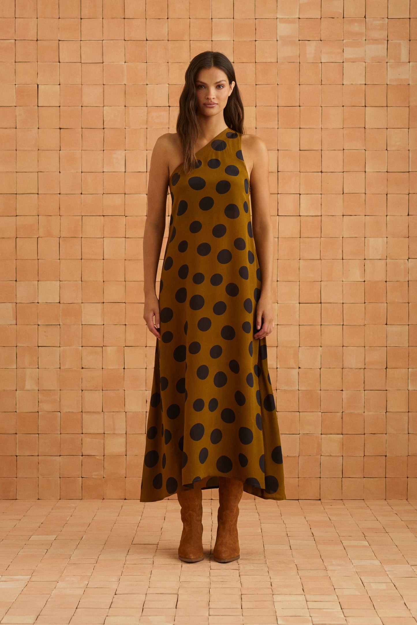 Minka Dress In Ginger Spot