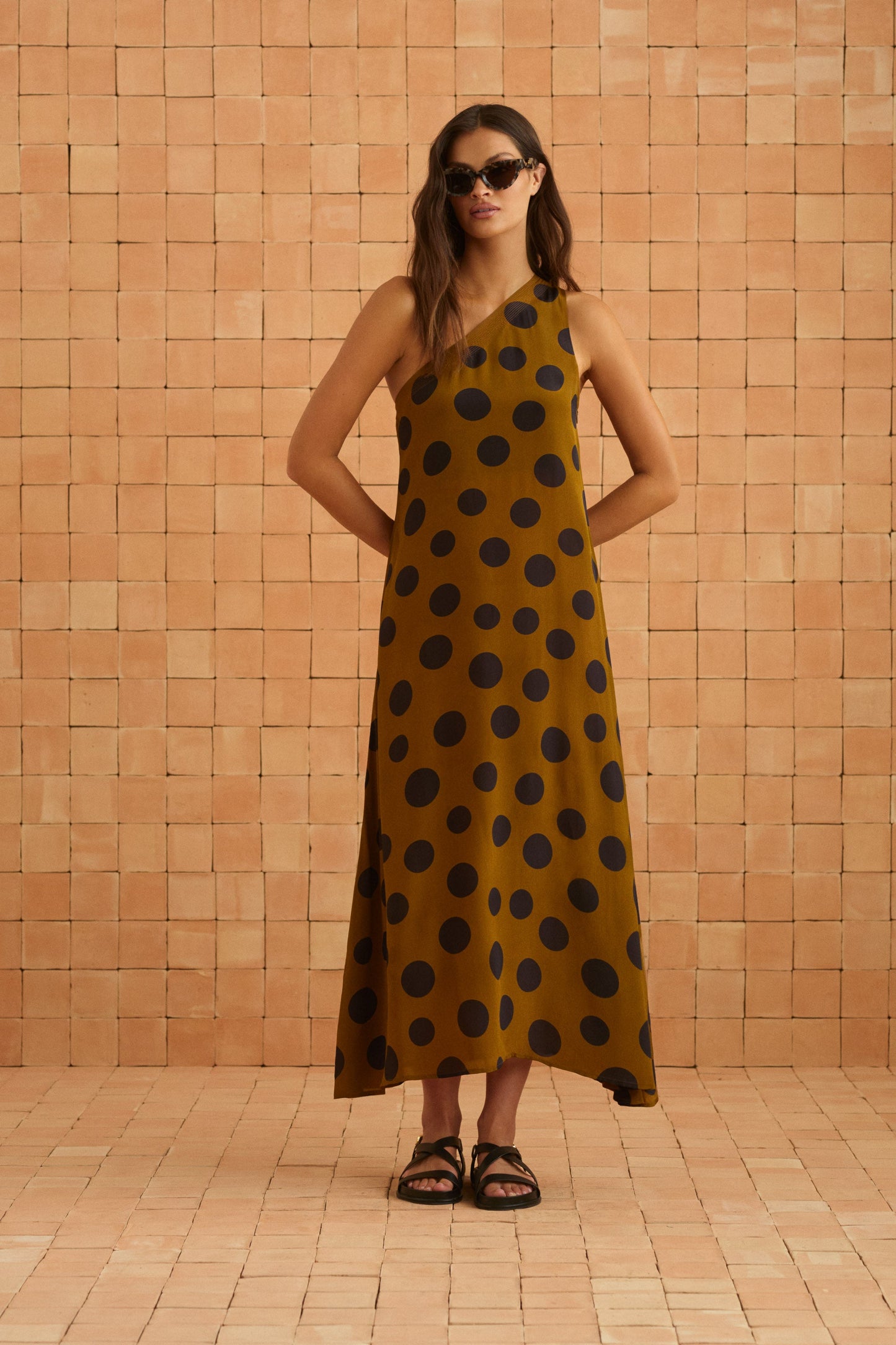 Minka Dress In Ginger Spot