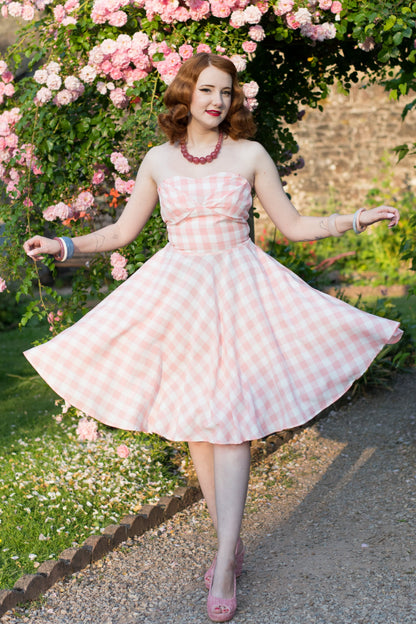 Melissa Retro Pink Gingham Dress