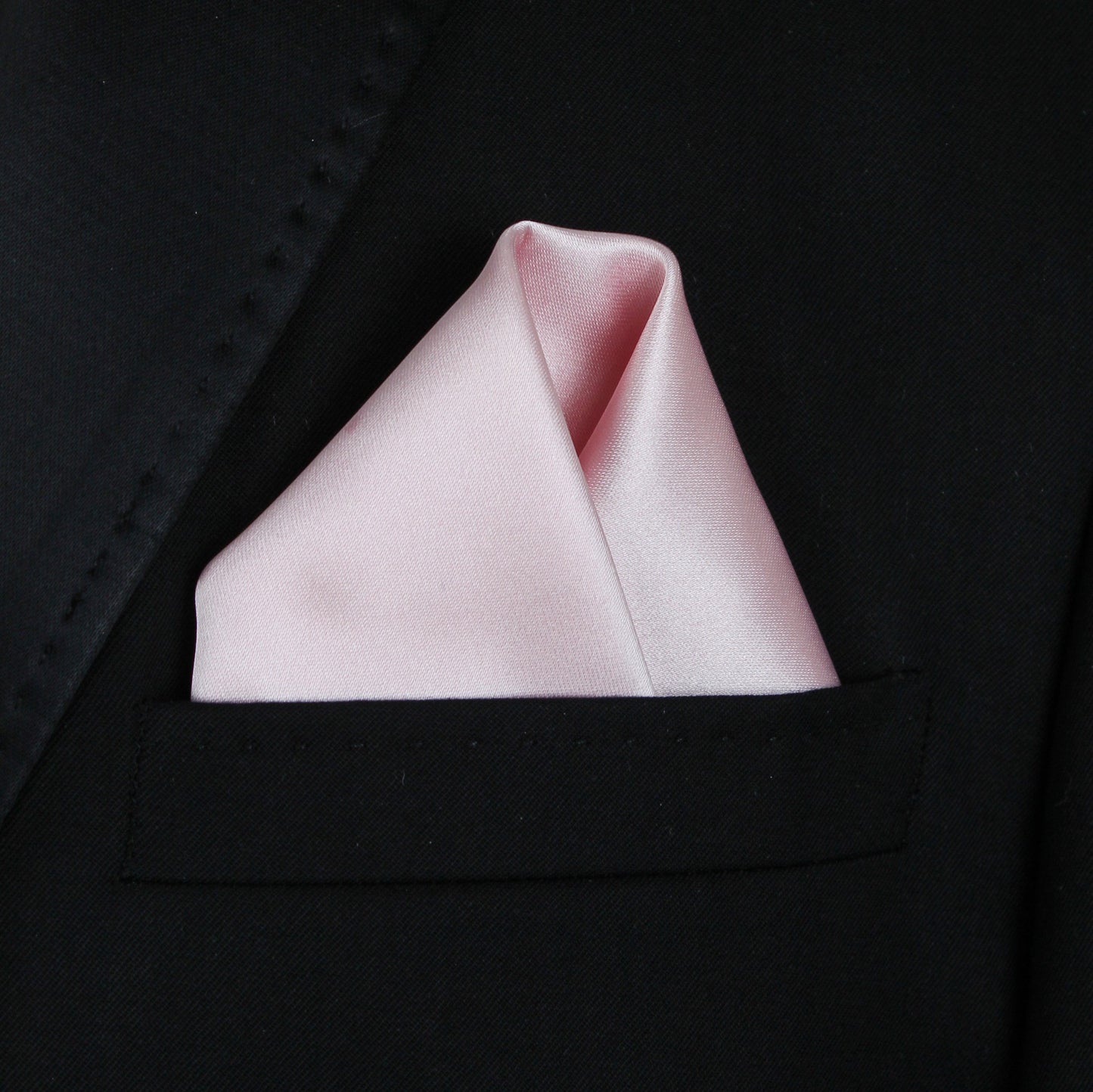 Pocket Square | Light Pink Soft Satin #42