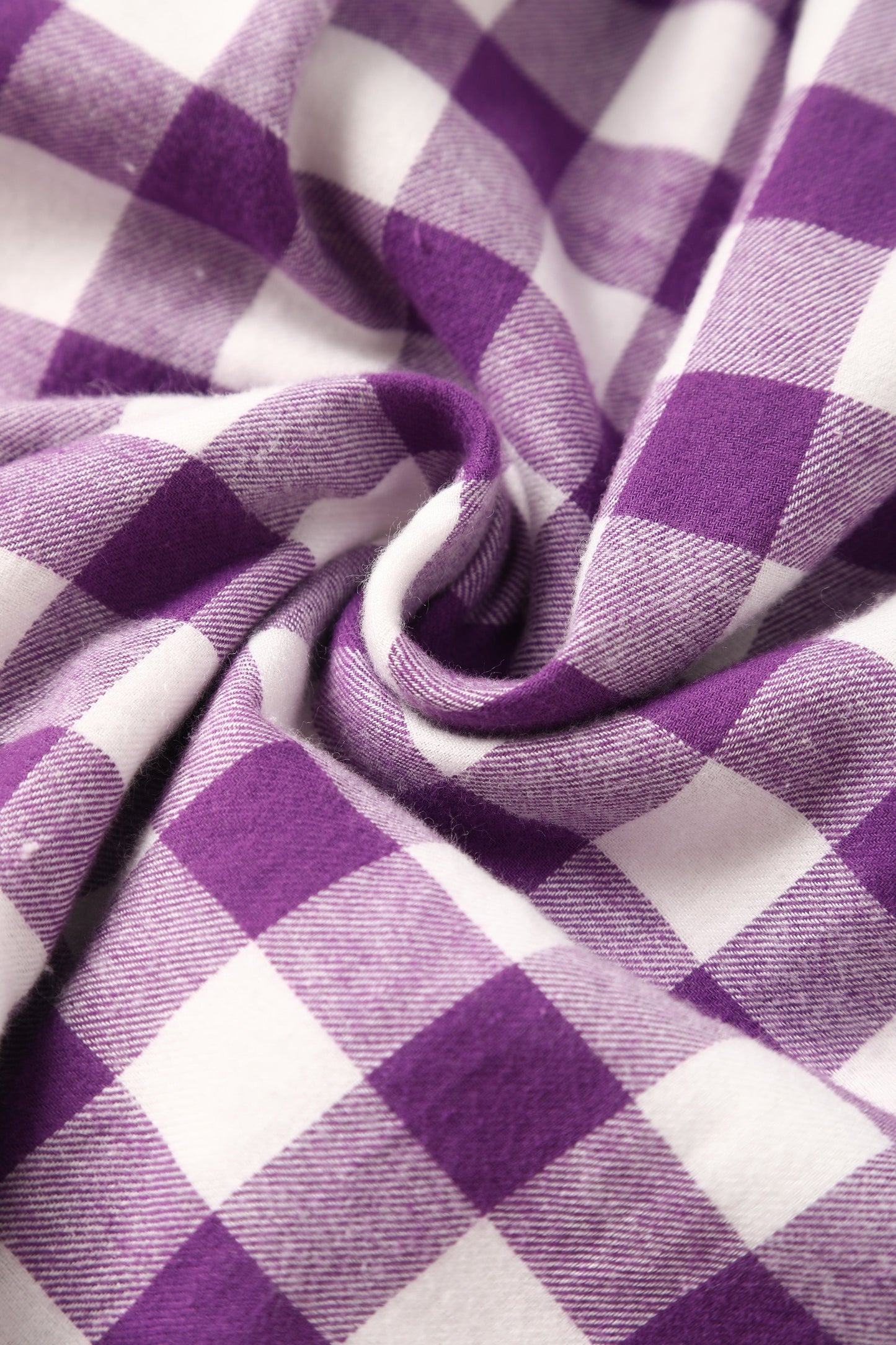 Amanda Purple Gingham Swing Dress
