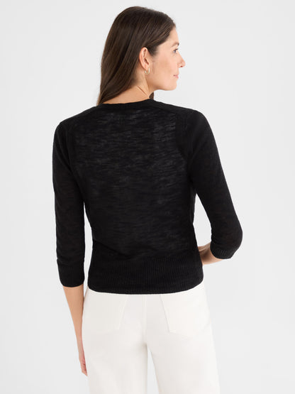 Slub Knit 4-Way Cardigan