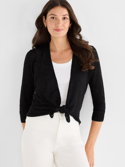 Slub Knit 4-Way Cardigan