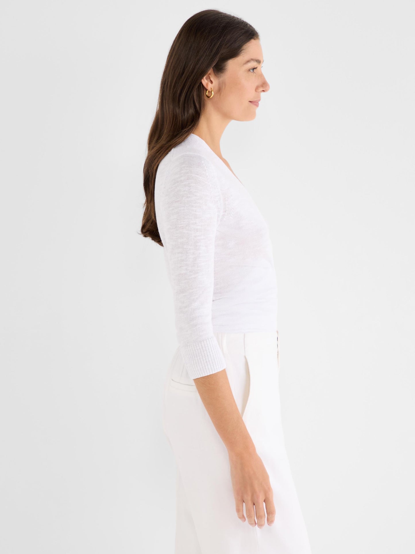 Slub Knit 4-Way Cardigan