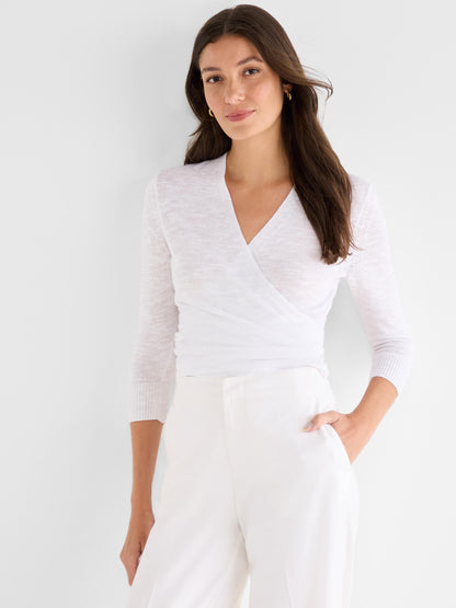 Slub Knit 4-Way Cardigan