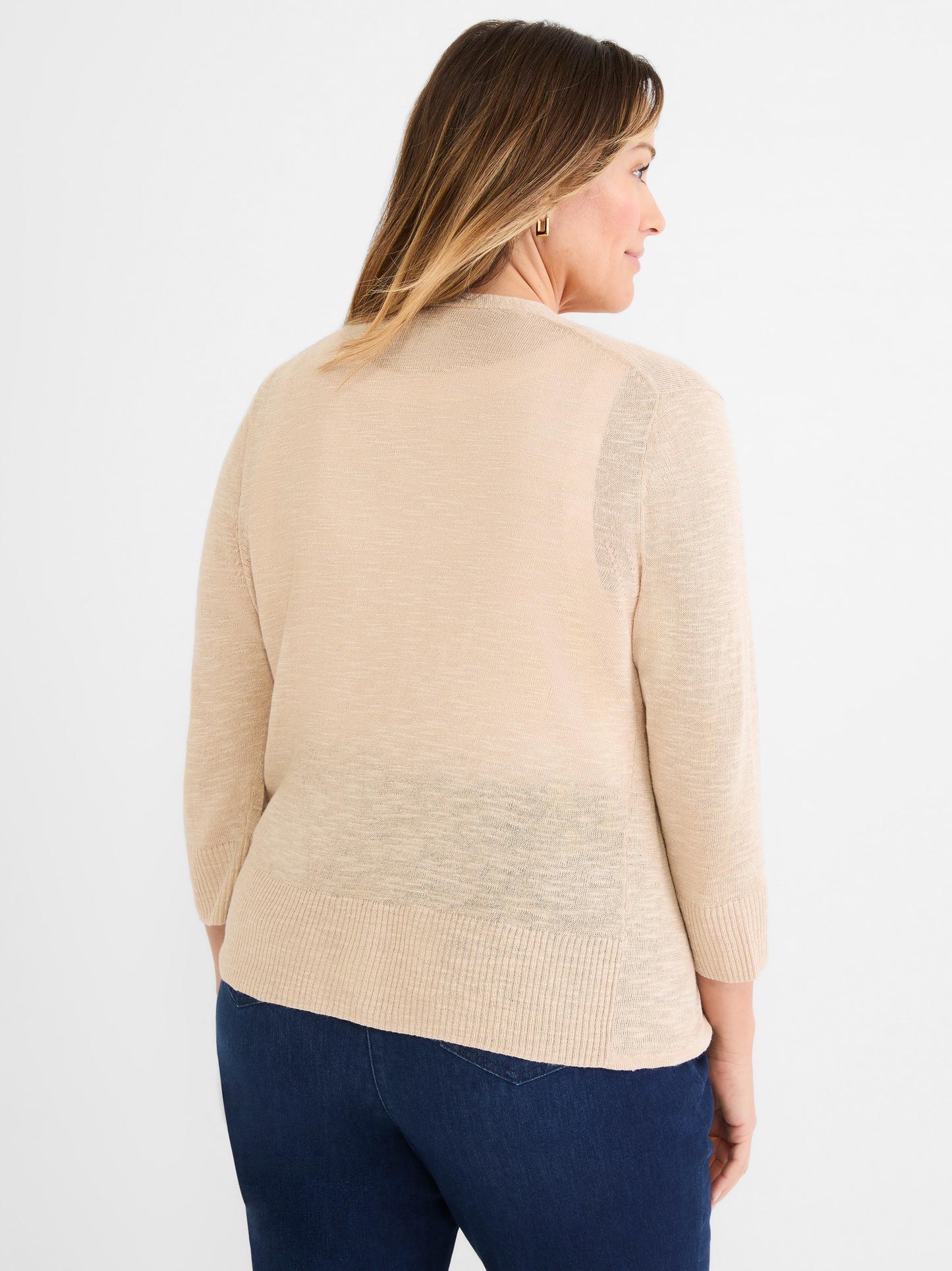 Slub Knit 4-Way Cardigan