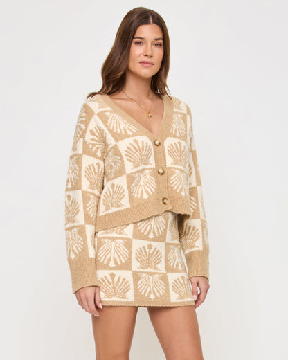 Shell Be There Skirt - Seashell Jacquard